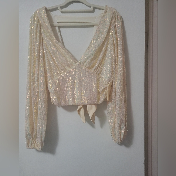 Willow and root Sequin top Size M - Picture 1 of 5